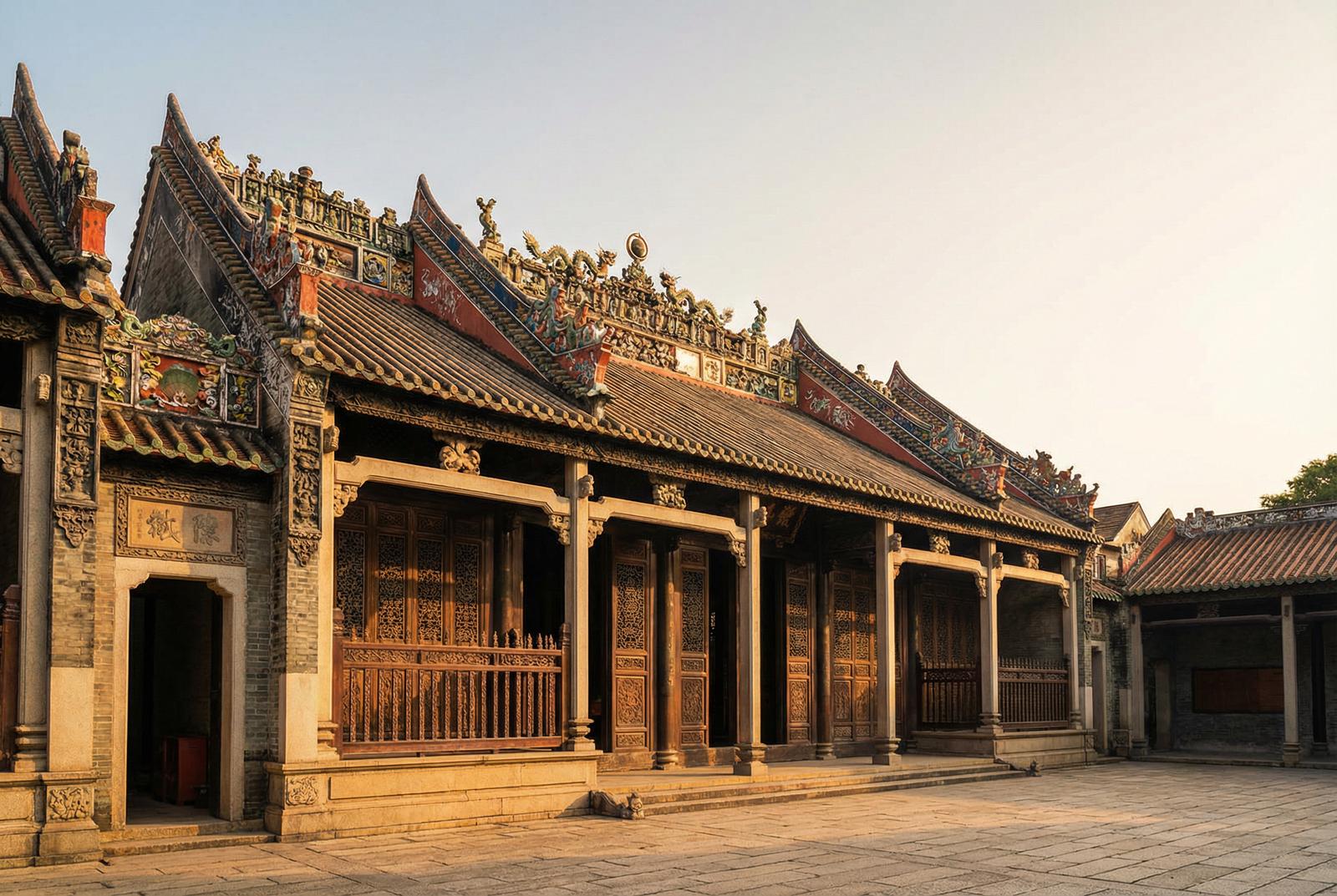 男同网陈家祠建筑视频