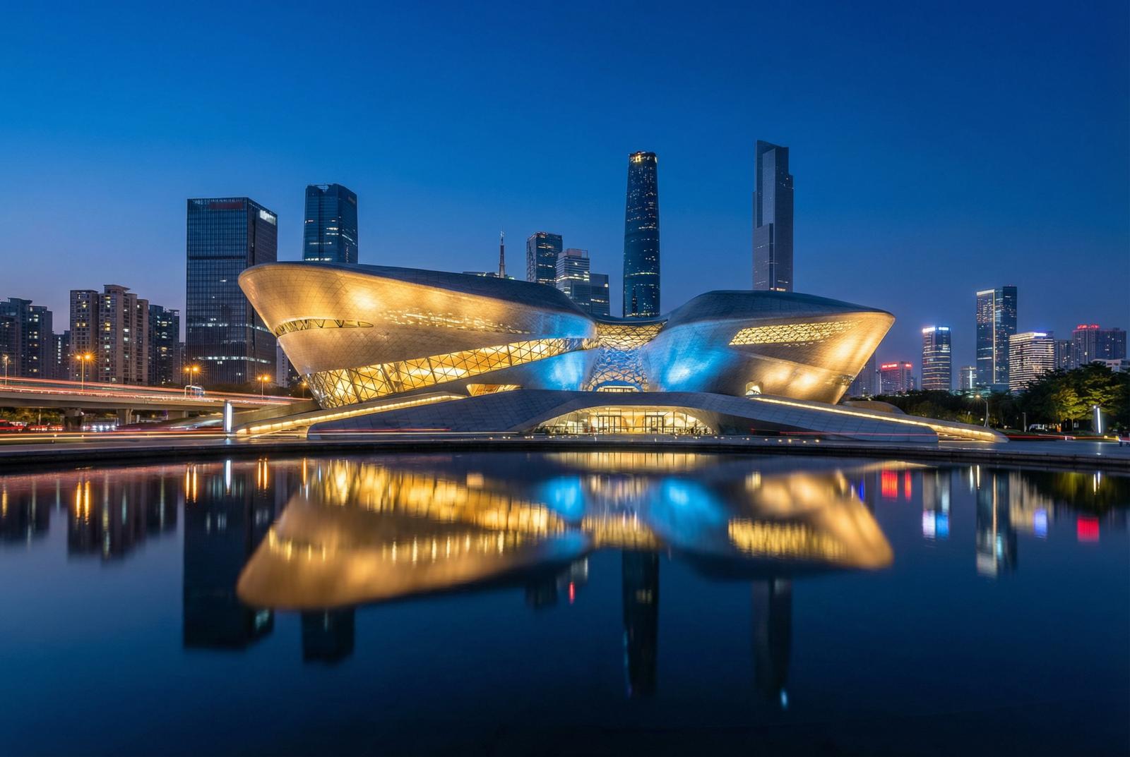 男同网广州大剧院夜景视频